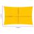 Pânză parasolar, galben dreptunghiular 4x5 m, HDPE, 160 g/m² GartenMobel Dekor