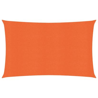 Pânză parasolar, portocaliu, 3,5x5 m, HDPE, 160 g/m² GartenMobel Dekor