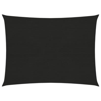 Pânză parasolar, negru, 2x3,5 m, HDPE, 160 g/m² GartenMobel Dekor