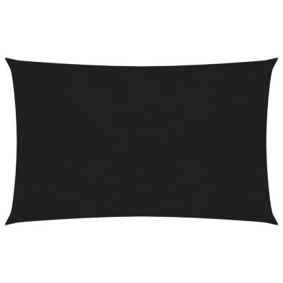 Pânză parasolar, negru, 5x7 m, HDPE, 160 g/m² GartenMobel Dekor