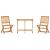 Set mobilier grădină pliabil, 3 piese, lemn masiv acacia GartenMobel Dekor