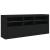 Dulap cu lumini LED, negru, 162x37x67 cm GartenMobel Dekor