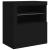 Dulap cu lumini LED, negru, 162x37x67 cm GartenMobel Dekor