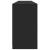 Dulap cu lumini LED, negru, 162x37x67 cm GartenMobel Dekor