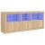 Dulap cu lumini LED, stejar sonoma, 162x37x67 cm GartenMobel Dekor