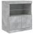 Dulap cu lumini LED, gri beton, 181,5x37x67 cm GartenMobel Dekor