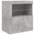 Dulap cu lumini LED, gri beton, 181,5x37x67 cm GartenMobel Dekor