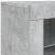Dulap cu lumini LED, gri beton, 181,5x37x67 cm GartenMobel Dekor