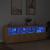 Dulap cu lumini LED, stejar sonoma, 202x37x67 cm GartenMobel Dekor