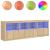 Dulap cu lumini LED, stejar sonoma, 202x37x67 cm GartenMobel Dekor