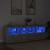 Dulap cu lumini LED, gri beton, 202x37x67 cm GartenMobel Dekor