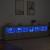 Dulap cu lumini LED, gri beton, 283x37x67 cm GartenMobel Dekor