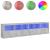 Dulap cu lumini LED, gri beton, 283x37x67 cm GartenMobel Dekor