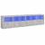 Dulap cu lumini LED, gri beton, 283x37x67 cm GartenMobel Dekor