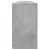 Dulap cu lumini LED, gri beton, 283x37x67 cm GartenMobel Dekor