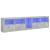 Dulap cu lumini LED, gri beton, 283x37x67 cm GartenMobel Dekor