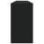 Servantă cu lumini LED, negru, 162x37x67 cm GartenMobel Dekor