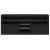 Servantă cu lumini LED, negru, 162x37x67 cm GartenMobel Dekor
