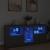 Servantă cu lumini LED, negru, 162x37x67 cm GartenMobel Dekor