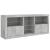 Servantă cu lumini LED, gri beton, 162x37x67 cm GartenMobel Dekor