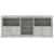 Servantă cu lumini LED, gri beton, 162x37x67 cm GartenMobel Dekor