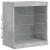 Servantă cu lumini LED, gri beton, 181,5x37x67 cm GartenMobel Dekor
