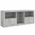 Servantă cu lumini LED, gri beton, 181,5x37x67 cm GartenMobel Dekor