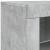 Servantă cu lumini LED, gri beton, 142,5x37x67 cm GartenMobel Dekor