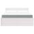 Pat cu sertare și saltea, alb, 160x200 cm, lemn masiv pin GartenMobel Dekor