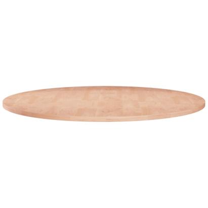 Blat de masă rotund, Ø80x1,5 cm, lemn masiv stejar netratat GartenMobel Dekor