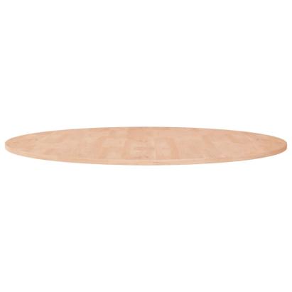 Blat de masă rotund, Ø90x1,5 cm, lemn masiv stejar netratat GartenMobel Dekor