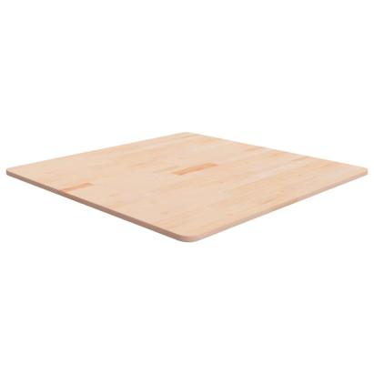 Blat de masă pătrat, 80x80x1,5 cm, lemn masiv stejar netratat GartenMobel Dekor
