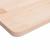Blat de baie, 80x40x2,5 cm, lemn masiv netratat GartenMobel Dekor