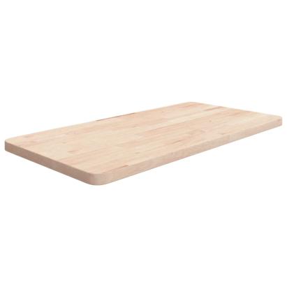 Blat de baie, 80x40x2,5 cm, lemn masiv netratat GartenMobel Dekor