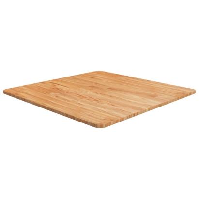 Blat masă pătrat maro deschis 70x70x1,5cm lemn stejar tratat GartenMobel Dekor