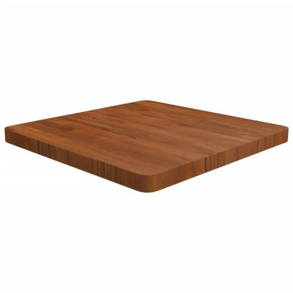 Blat de masă pătrat maro închis 60x60x4 cm lemn stejar tratat GartenMobel Dekor