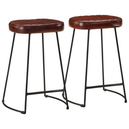 Scaune de bar, 2 buc., maro închis, 41x29x62 cm GartenMobel Dekor