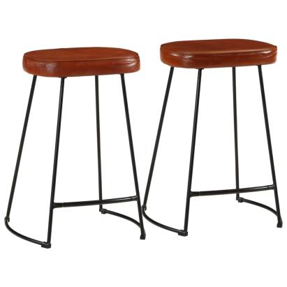 Scaune de bar, 2 buc., maro închis, 41x29x62 cm GartenMobel Dekor