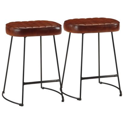 Scaune de bar, 2 buc., maro închis, 40x29,5x53 cm GartenMobel Dekor
