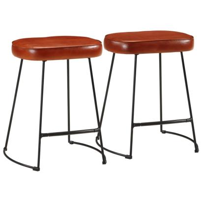 Scaune de bar, 2 buc., maro închis, 40x29,5x53 cm GartenMobel Dekor