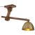 Lampă de tavan 25 W, alamă antichizată, 105x30x65-108 cm, E27 GartenMobel Dekor