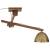 Lampă de tavan 25 W, alamă antichizată, 105x30x65-108 cm, E27 GartenMobel Dekor
