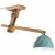 Lampă de tavan 25 W, albastru uzat, 105x30x65-108 cm, E27 GartenMobel Dekor