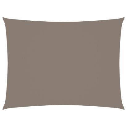 Pânză parasolar gri taupe 6x7 m țesătură oxford dreptunghiular GartenMobel Dekor