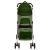 Cărucior pliabil câini 2 niveluri verde 83x48x97 cm textil GartenMobel Dekor
