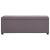 Bancă cu compartiment de depozitare gri taupe 116 cm, poliester GartenMobel Dekor
