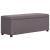 Bancă cu compartiment de depozitare gri taupe 116 cm, poliester GartenMobel Dekor
