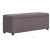 Bancă cu compartiment de depozitare gri taupe 116 cm, poliester GartenMobel Dekor