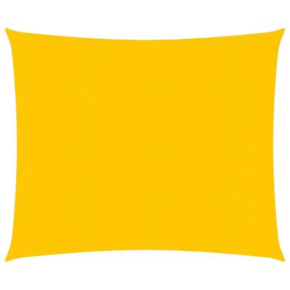 Pânză parasolar, galben, pătrat, 4x4 m HDPE, 160 g/m² GartenMobel Dekor