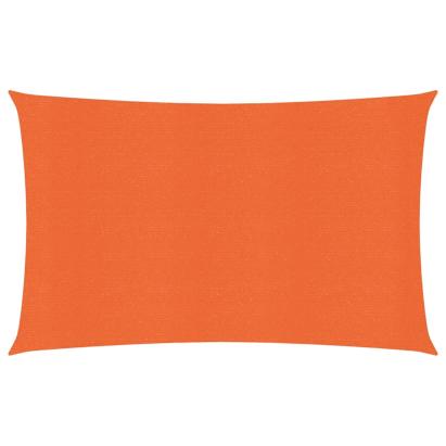 Pânză parasolar, portocaliu dreptunghiular 3x5 m HDPE 160 g/m² GartenMobel Dekor
